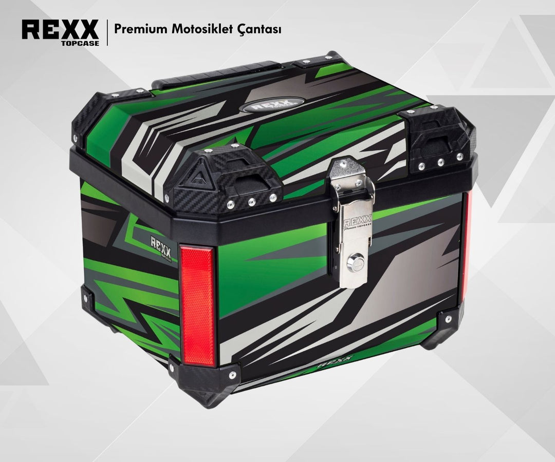REXX TOPCASE PREMIUM - GÜÇLENDİRİLMİŞ ABS MOTOSİKLET ÇANTASI | UNIVERSAL