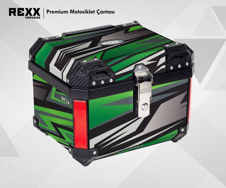 REXX TOPCASE PREMIUM - GÜÇLENDİRİLMİŞ ABS MOTOSİKLET ÇANTASI | UNIVERSAL