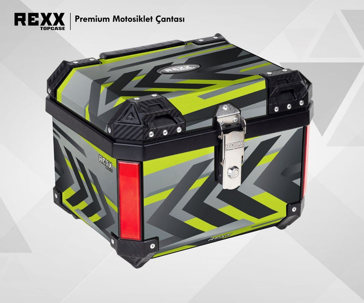 REXX TOPCASE PREMIUM - GÜÇLENDİRİLMİŞ ABS MOTOSİKLET ÇANTASI | UNIVERSAL