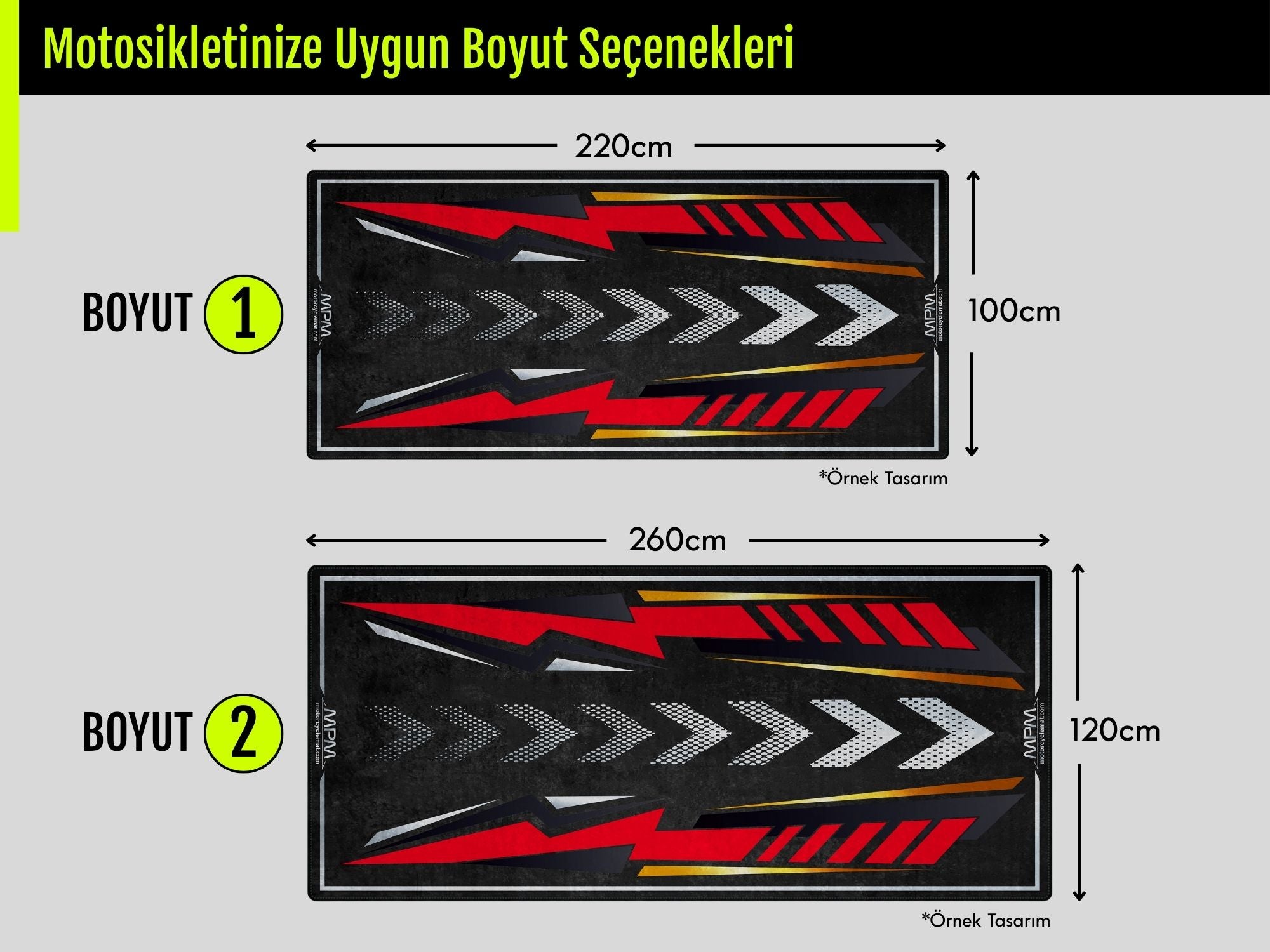 Suzuki GSX-R750Z İçin Tasarlanmış Motosiklet Matı - MM7357 – MPM